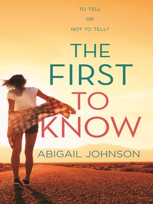 cover image of The First to Know